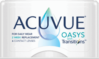Acuvue Oasys with Transitions Bi-Weekly 6 Contact Lenses